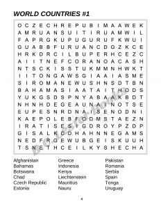 The Ultimate Geography Wordsearch Adult