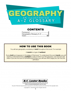 Geography A-Z Glossary