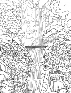 Beautiful Landscapes Coloring Book - B.C. Lester Books