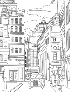 Lovely London: The Coloring Book