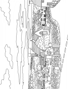 Cozy Countryside Coloring Book