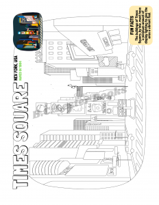 Around The World Coloring Book