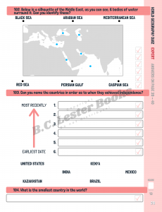 World Geography Quiz Book
