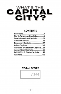 Whats The Capital City Quiz Book Interior