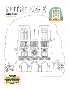 Around The World Coloring Book