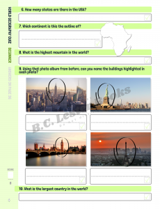 World Geography Quiz Book