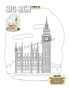 Around The World Coloring Book