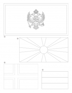 Flags Of The World Coloring Book Interior