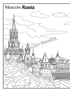 Iconic Cityscapes The Coloring Book