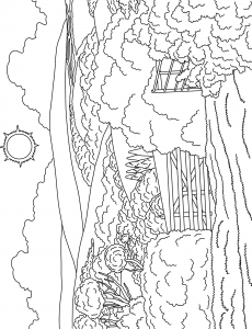 Cozy Countryside Coloring Book