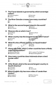 The Ultimate Geography Quiz Book