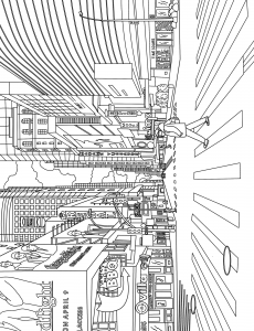The Vibrant New York Coloring Book