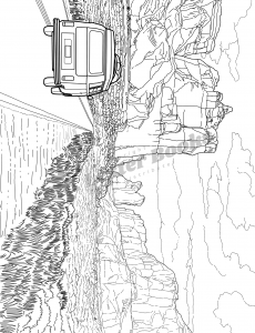 Beautiful Landscapes Coloring Book