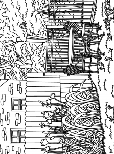 Gorgeous Gardens Coloring Book