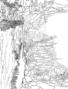 Beautiful Landscapes Coloring Book