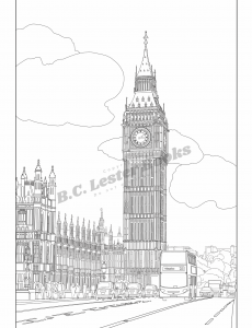 Landmarks Of The World The Coloring Book - B.C. Lester Books