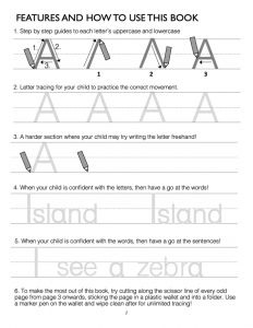 Adventure Theme Letter Tracing