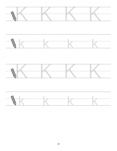 Adventure Theme Letter Tracing