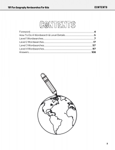 101 Fun Geography Wordsearches For Kids